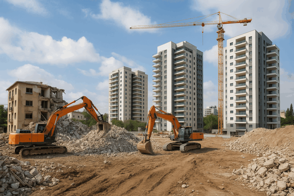 התחדשות עירונית פינוי בינוי