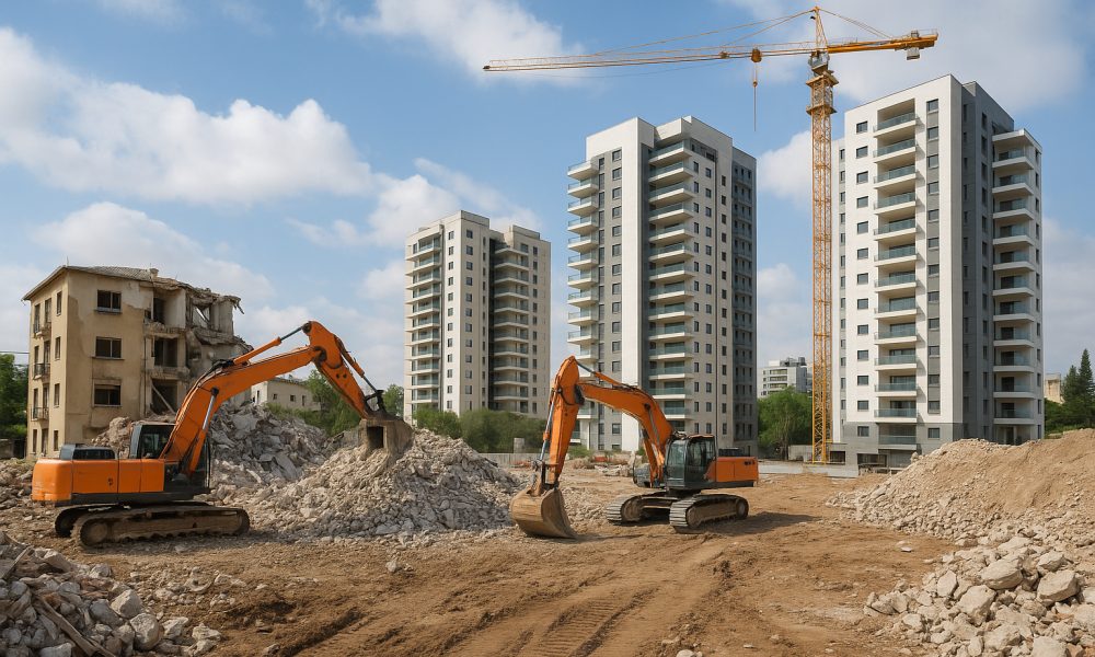 התחדשות עירונית פינוי בינוי